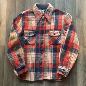 Vintage 1990s Colorful Pattern Plaid Flannel Button Up Shirt
Men’s Size Medium